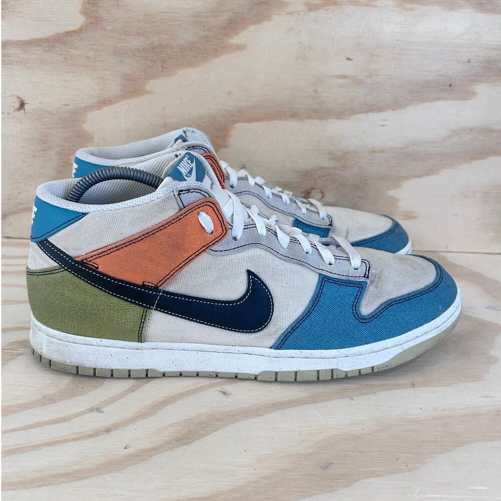 Nike - Dunk Mid "Pale Ivory" - Sneakers - Multicolor - Men's - 15 - DV0830-100